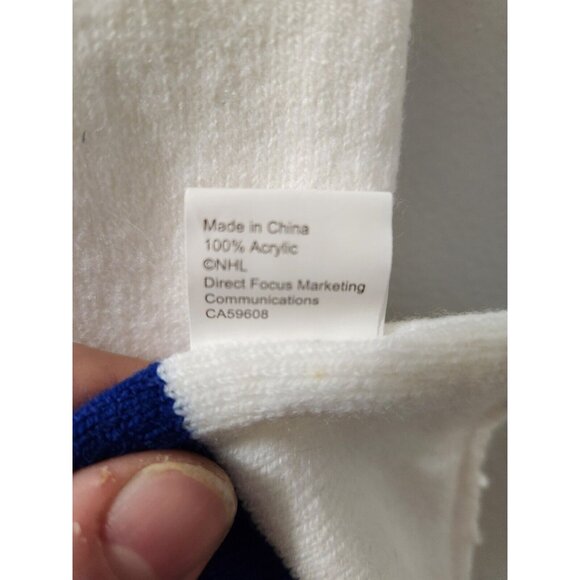 Montreal Canadiens Scotiabank Scarf Pre-Owned White - Picture 3 of 3